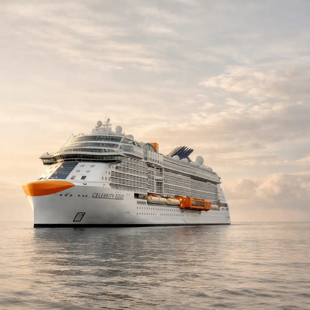 Celebrity Edge na morzu z nowoczesnym designem
